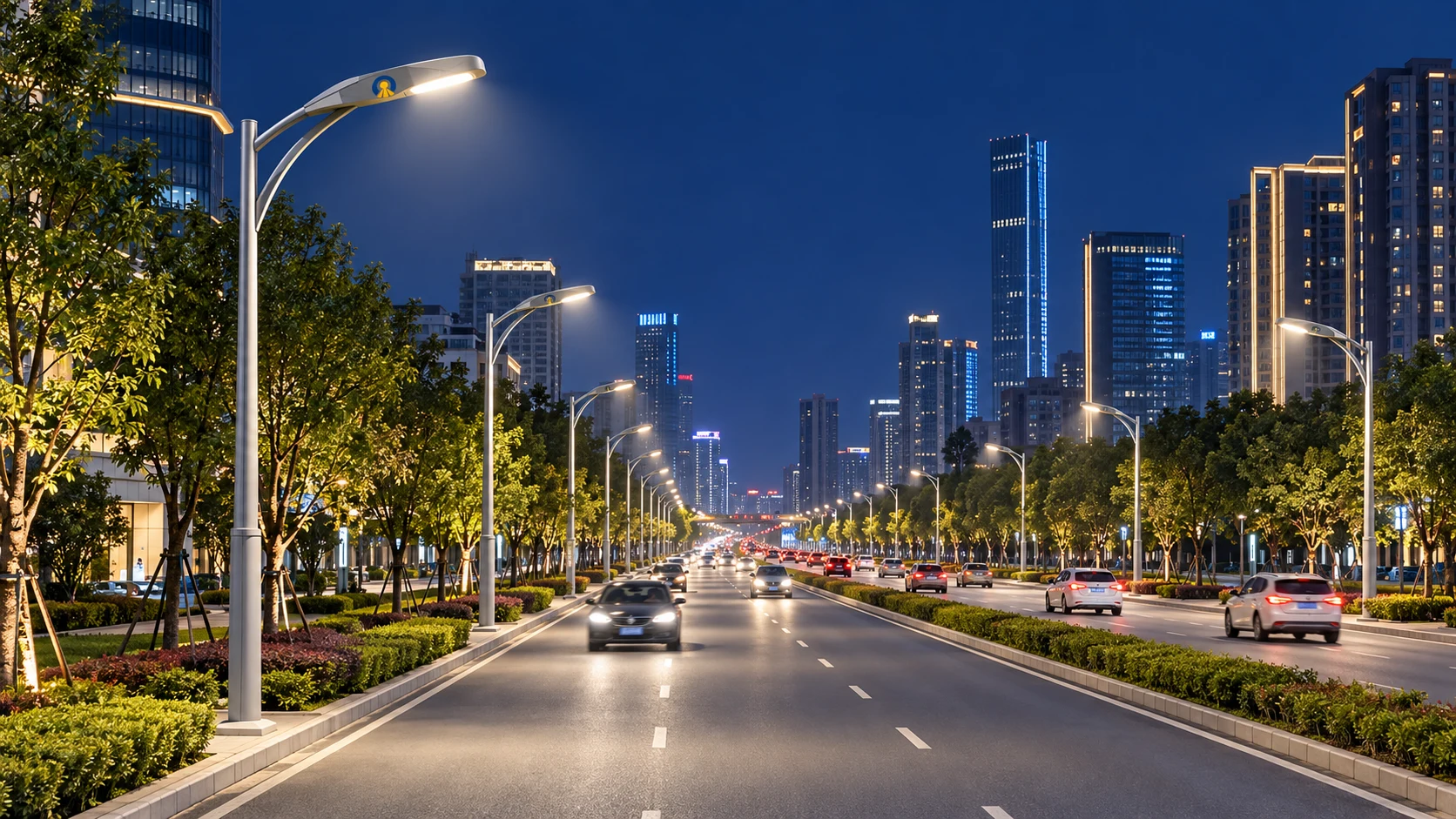 Roadway lighting tuned for visibility and efficiency