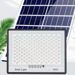 100W/200W/300W/400W Solar Panel Power Supply IP67 Waterproof Remote Control Outdoor Solar LED Flood Light