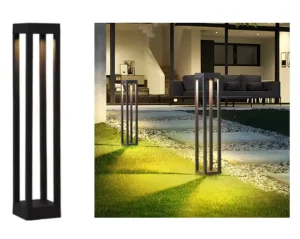 10W LED Garden Bollard Stake Light for Pathway, Yard and Lawn Landscape Lighting