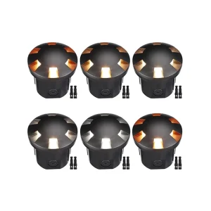 12V 24V Waterproof Aluminum Metal Lawn Decoration Underground LED Light Outdoor Well Lighting 3CCT