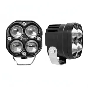 12V 3 Inch 40W 4000 Lm LED Work Light Dual Color Offroad Fog Lamp for Truck ATV UTV Motorcycle