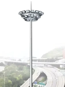 15-40 Meter IP65 Aluminum LED Road High Mast Mobile Light Tower with Lifting System