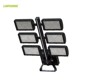 1800W LED Dragonfly High Mast Light IP66 Aluminum Construction for Outdoor Sports Stadium Lighting