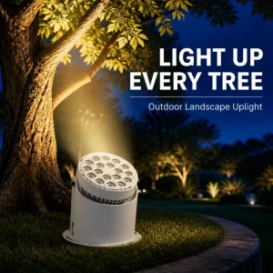 18W LED Flood Light for Tree Outdoor Landscape Tree Light Landscape Lamp Garden Accent Tree Lighting Garden Tree Uplighter