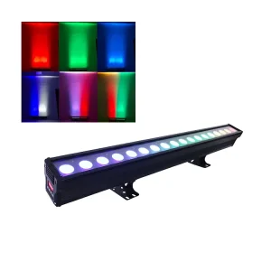 18W×15W IP65 Ra90 RGBWA+UV 6-in-1 Point Pixel Control LED Wall Washer Light