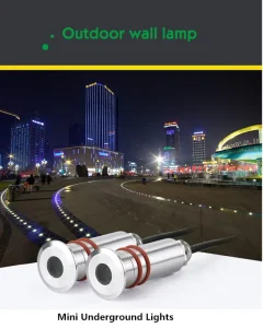 1W 12V LED Underwater Fountain Swimming Pool Light 3000K IP68 Waterproof Recessed Inground Underground Bulb Lamp Stainless Steel