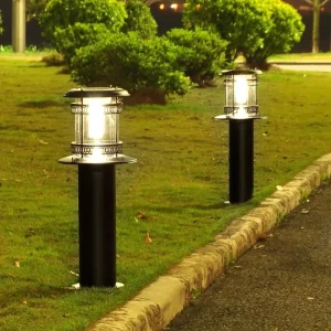 1W-5W Solar LED Lawn Lights Outdoor Fence Garden Yard Decorative Lights