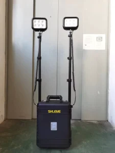 2*50W & 4*50W Portable LED Light Tower with 2m Telescopic Mast and Battery
