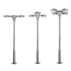 2 Eyes Design Walkway Solar Rechargeable Modern Solar Lawn Lights Garden Outdoor LED Post Lamps