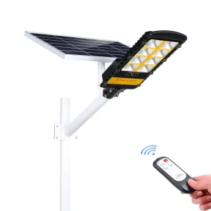 200W High Brightness Aluminum IP65 Waterproof Solar Powered LED Street Lights for Garden