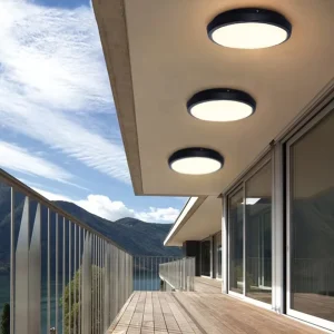 20W IP65 Waterproof Aluminium Bulkhead Ceiling Light with PIR Sensor