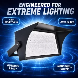 220V AC Dimmable DMX RGB LED Floodlight High CRI Color Mixing IP67 Waterproof Stadium Square Building Exterior Flood Lamp