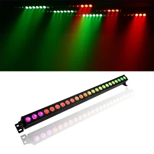 24 x 12W LED Wall Wash Light 4-in-1 RGBW Stage Lighting for KTV Bars Banquet Halls and Theaters