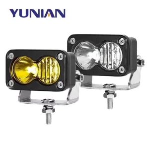 3 Inch 20W White Yellow Spot Flood Combo Led Pod Work Light Auxiliary Driving Lamp for Motorcycle Pickup Truck Suv 4X4 Offroad
