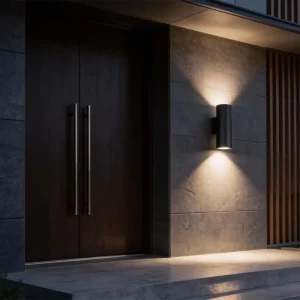 3 Years Warranty Aluminum Structural Waterproof IP66 Modern Outside Decorative Up and Down Wall Sconce Light Outdoor Wall Lamp
