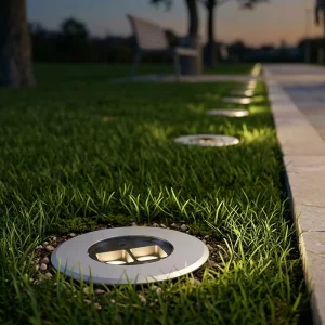 3000K 5000K IP67 6W Aluminum & Stainless Steel Switch Control Outdoor Garden Landscape LED Underground Light