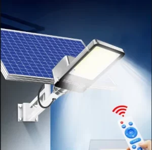 300W-500W IP65 Waterproof LED Outdoor Solar Street Lights Integrated Design Motion Sensor ABS Lamp Body for Road
