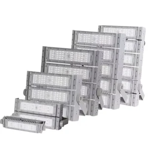 300W Outdoor Led Flood Light Ip65 High Lumen 160lm/w Adjustable Beam 180° Die cast Aluminum CE ROHS 6000K Led Tunnel Light