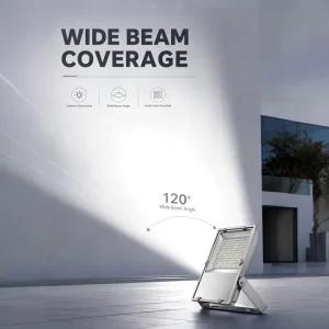 30W 100W 200W Aluminum High Bright Sport Field Outdoor LED Stadium Light IP65 Dustproof Flood Light for Garden & Tennis Court