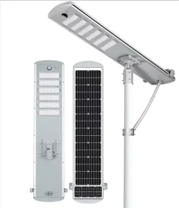 30W-150W Integrated Solar Street Light Aluminum Body Outdoor Parking Lot Solar Lamp