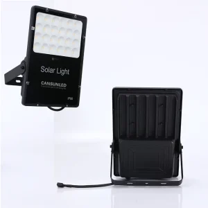 30W 40W 50W Outdoor Dusk to Dawn Solar LED Outdoor Light with Remote Control LED Flood Light Street Playground