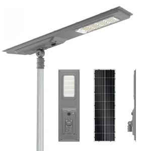 30W 50W 80W 100W Solar Powered LED Street Light IP65 Rated Aluminum Alloy Construction Remote Control 3 Year Warranty