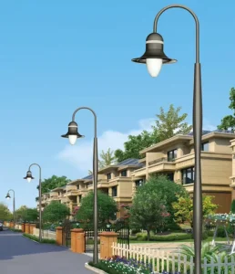 30W IP65 Classical Outdoor Luminaire LED Garden Light Pole Landscape Decoration Street Lighting Factory Direct