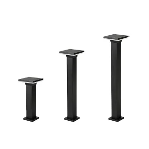 30cm Outdoor Aluminum LED Garden IP65 Waterproof Lawn Light Villa Courtyard Path Landscape Lighting Square Shape Bollard Light