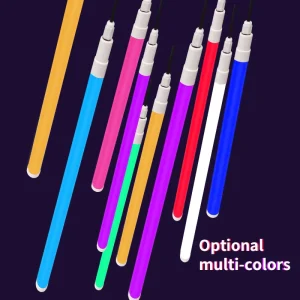 320 360 Degree Color Changing Fluorescent LED Tubes T5 T8 Hanging Lamp Lighting LED Decorative Pendant Light RGB Tube Light