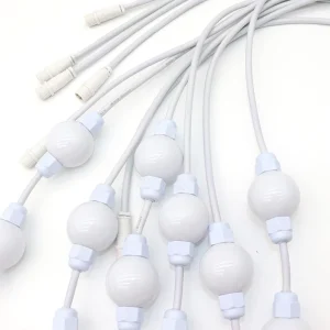 35mm Circular Individually Controllable LED Dot Fixture, 1.44W IP67 Weatherproof Programmable LED Light Chain