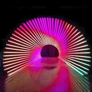 360 Degree Copper LED Neon Rope Lights RGB Warm White IP67 Waterproof 360 Degree Illumination Bedroom