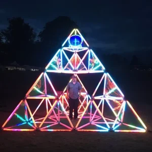 360 Degree Programmable DMX 512 Control RGB 3D Pixel Tube Light for Stage Event