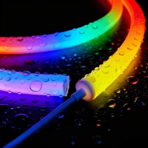 360 Neon Tube IP67 Waterproof 100% Pure Silicone 13mm 20mm 22mm 25mm Dots free White CCT RGB Addressable LED Neon Light