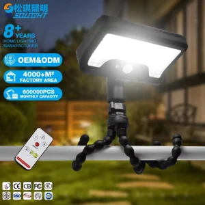 360 Rotation Motion Activated 92 Led Solar Clip Light Motion Sensor Ip65 Outdoor Solar Garden Light