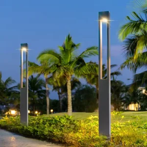 3M 4M 5M Outdoor LED Garden Column Light Pole, IP65 Waterproof