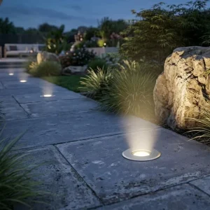 3W Black/Grey 3000K-5000K IP67 Outdoor Garden LED Ground Buried Lamp Underground Light Dimmable High CRI 80