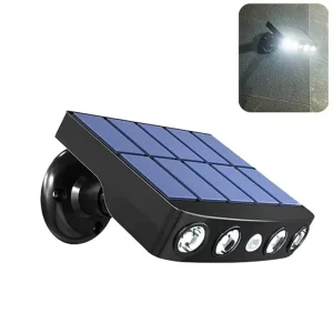 4 LED Solar Security Lights Outdoor Sensor Motion 3 Modes Street Waterproof Lamp Wall Night Work Light for Garden