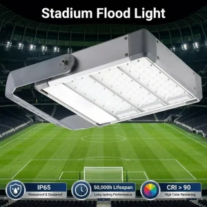 400W-600W IP66 Waterproof LED Stadium Flood Light Outdoor Aluminum Modular High Mast Sports Field Lighting