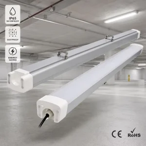 40W LED Tri Proof Light IP65 Waterproof Linear Fixture for Warehouse Garage Parking Lot Indoor Industrial Use Project