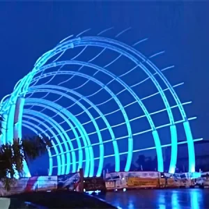 48W RGB LED Wall Wash Outdoor Lighting Bar Light 4in1 DMX Control LED Pixel Bar for Building Exterior
