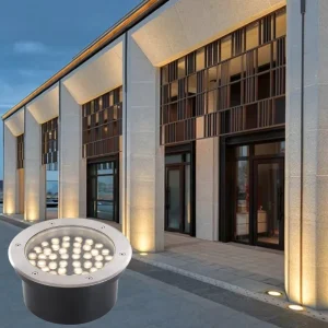 48W Waterproof IP67 LED Underground Light 24V 85-265V Outdoor Recessed Inground Lamp for Garden Path Driveway Landscape Lighting