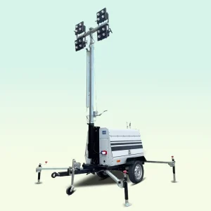 4x350W LED Light Tower Diesel Generator 9M Mast for Mining Construction Industrial Use