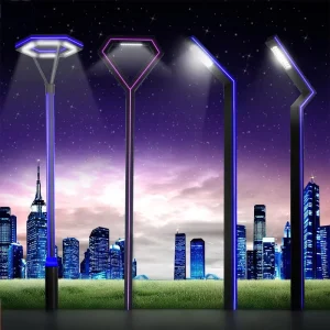 50W Electric Outdoor Aluminum Profile Garden Light LED Street Light IP65 Waterproof 2-Year Warranty for Residential Parks Roads