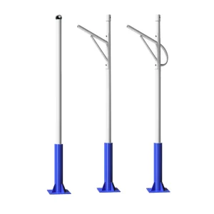6m Steel Solar Streetlight Pole with Monitoring for Parks, Roads, Scenic Areas, and Bridges