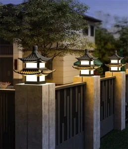 7W Courtyard Column Light Villa Pillar Lamp Outdoor IP54 Waterproof LED Garden Lamp LED Path Lamp