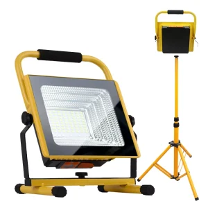 800W LED Floodlight 90 LEDs Portable Work Light Remote Control Rechargeable Waterproof IP65 Outdoor Flood Light