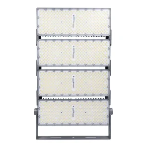 800W Modular LED Stadium Flood Lights Spotlight Lamp IP66 Outdoor Football Tunnel Waterproof 5 Years Warranty 140LM/W 4000K