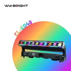 800W RGBW LED E27 IP65 DMX512 Outdoor Stage Wash Light for KTV DJ Disco Wedding