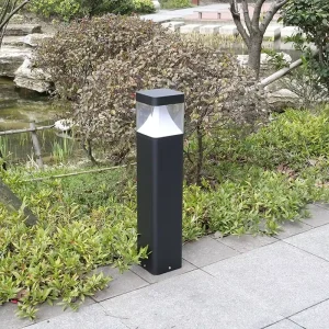 80CM Cylindrical Aluminum IP65 Waterproof Landscape Decor Garden Pillar Bollard Light Outdoor Villa Courtyard LED Lawn Light