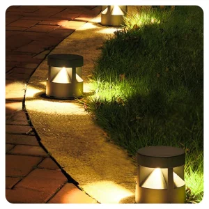 8W IP54 Waterproof Aluminum LED Lawn Light, AC 220-240V